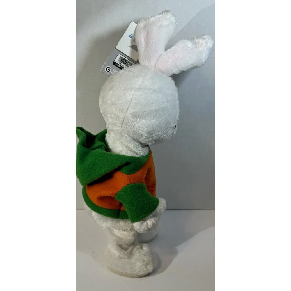 Gemmy Hip‎ Hop White Easter Bunny NWT Singing Dancing Plush Rabbit W/ Sunglasses